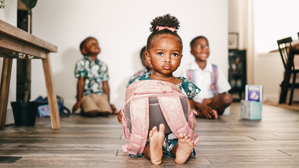 Laila’s face when she found out she’s stuck at home with her brothers for another school year lol. Regardless of what this school year looks like for your family, make sure you pick up some <a href="/Kleenex/">Kleenex® Brand</a> Ultra Soft™ tissues for your little ones! #Kleenex #ForAllTheMoments #sponsored