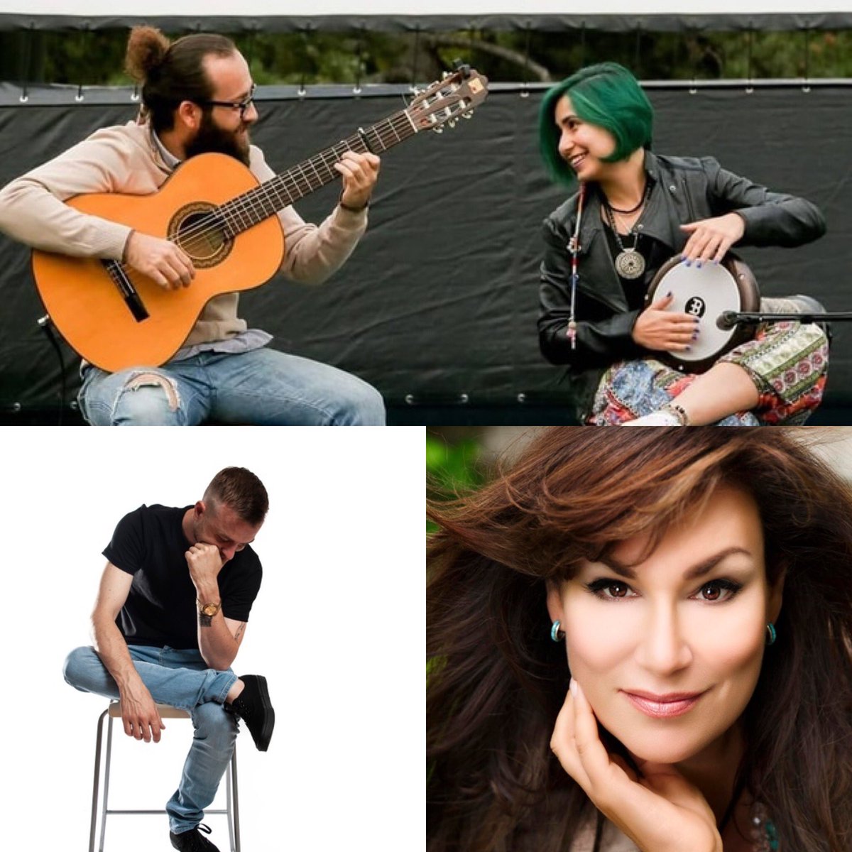 ✨ Wow, Happy Friday folks!! ✨ We have a sweet livestream show for you tonight. Visit musictogether.ca for more info on our 3 amazing artists performing this evening!
 
~6 pm - <a href="/TarekGhriri/">Tarek Ghriri-طارق غريري 🍉🍉</a> 
🌟
~8 pm - George Ryan 
💫
~9:30 pm - <a href="/amysky/">Amy Sky</a> 
⚡️

 #musictogetheron