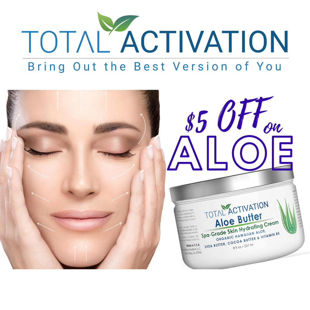 totalactivation's tweet photo. Get your Aloe Butter cream today and enjoy $5 off on each purchase and slash those decades off. Visit https://t.co/pIjngaF9H3 and use code ALOE5OFF upon checkout. 

Because protecting and moisturizing the skin has never been this easy. 
#TotalActivationSkin #ActivateLife https://t.co/YLEcBhwxge