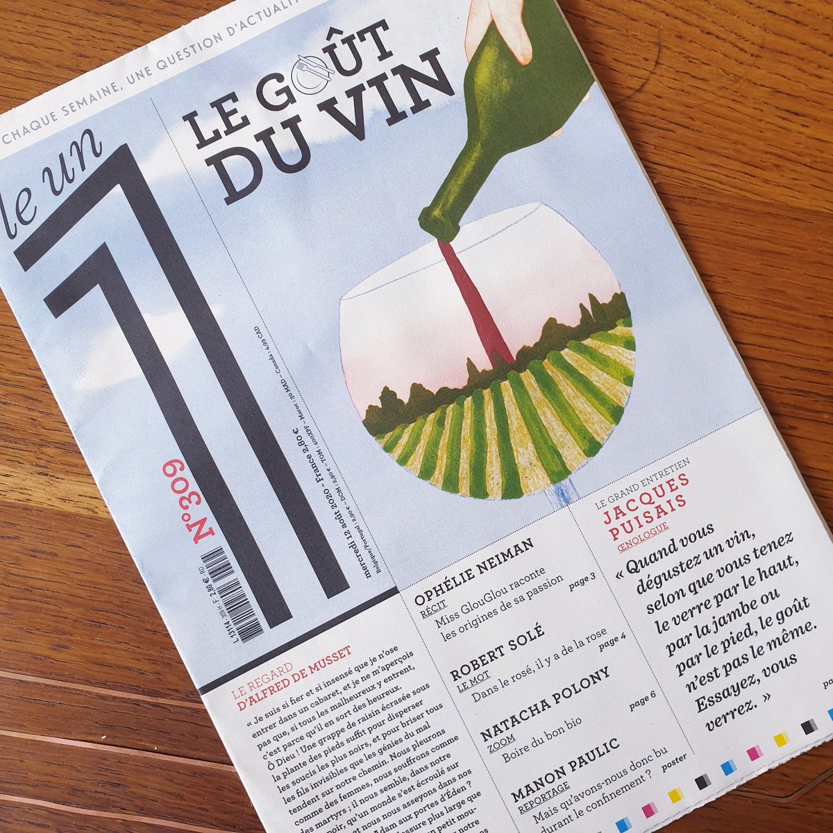 📌 Notre #VendrediLecture aujourd'hui, c'est avec <a href="/Le1hebdo/">Le 1</a> et son numéro dédié au vin, qui consacre tout un entretien à Jacques Puisais : vous savez, le fondateur des ateliers du goût dont nous vous parlions ici ⤵️

bit.ly/japprendsagout…

#Japprendsagouter #luticiole

1/n