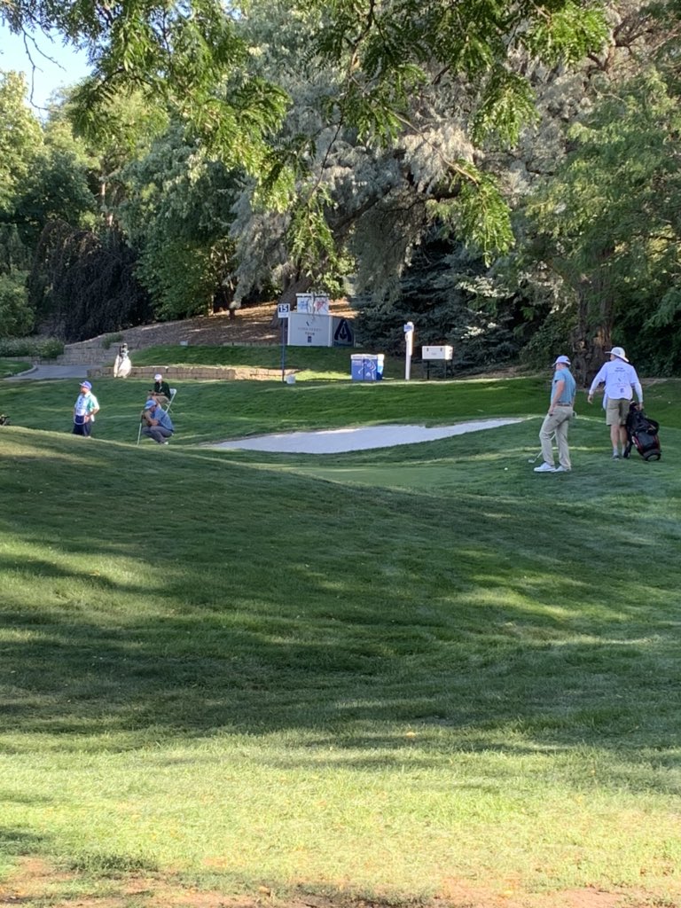 traviserose11's tweet photo. Boise Open 2020. Must say after 11 yrs volunteering for Joe, it is very weird not seeing crowds. On the flip side The Maintanence staff is in heaven not have the ropes up,the crowds, and all the damage done by tents  and grandstands #simplotturf #boise #idahome https://t.co/sYfdmHlo7J