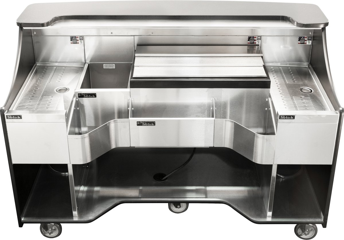 Perlick's tweet photo. Bar owners can now serve their patrons anywhere. Perlick has a wide variety of mobile bars, including models designed by #Barmagic founder Tobin Ellis. Our newest models now also include SINKS! Available for immediate order ➡️ https://t.co/KuI32kuTZu
#gathersafely #barsonwheels https://t.co/8cz1bFWwFJ