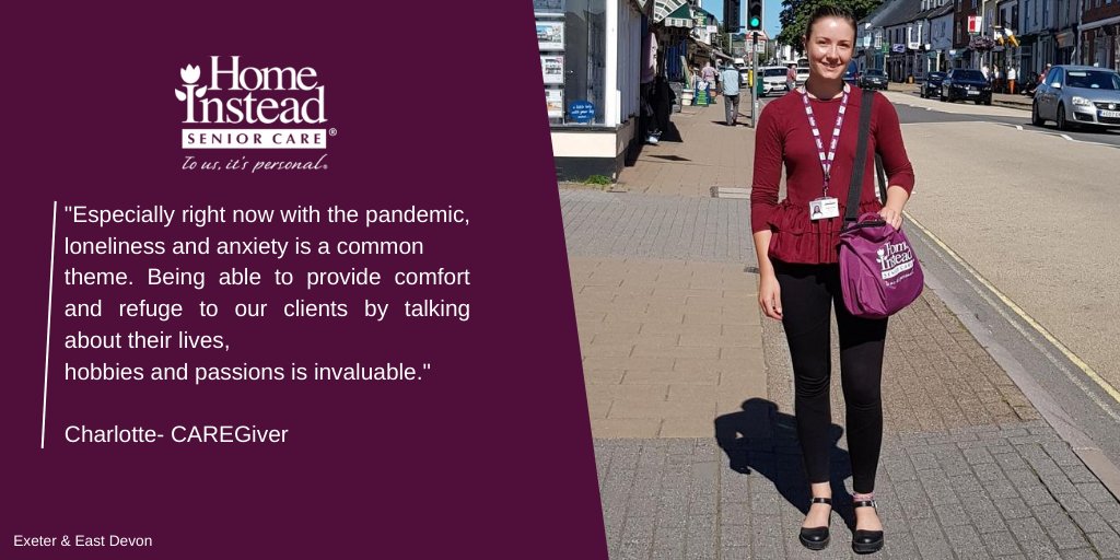 Charlotte has taken to her role like a duck to water! #lovemyjob #caregiver