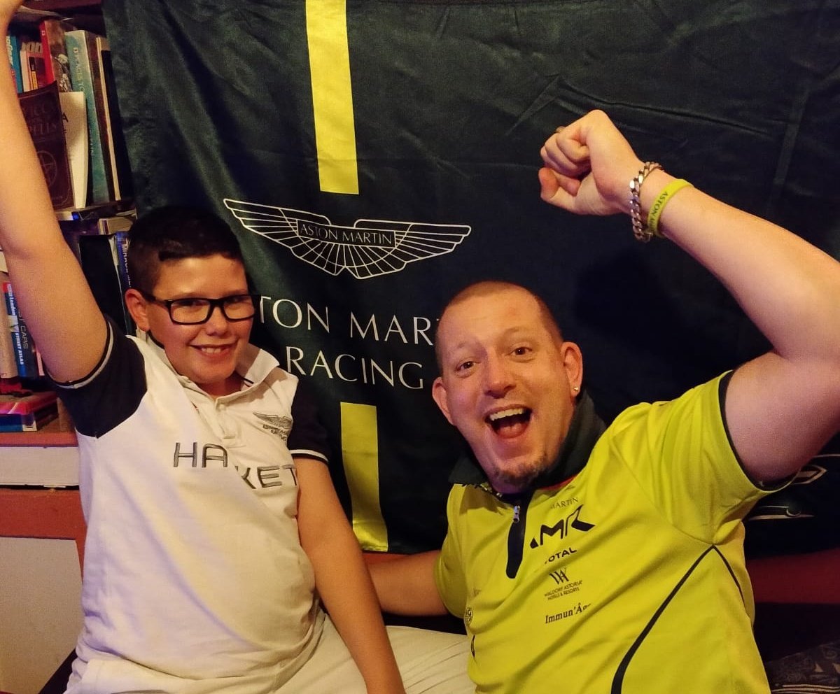 FascinationJim's tweet photo. A very Big Good Luck to @AMR_Official @NickiThiim @Marco_sorensen for @FIAWEC qualifying in a moment. You Can Do It #gohardorgohome #TeamThiim #danskyjr #Yayayaya #95 #huntingseasonison #DaneTrain ๐ฉ๐ฐ๐ https://t.co/1vxZp5aex0