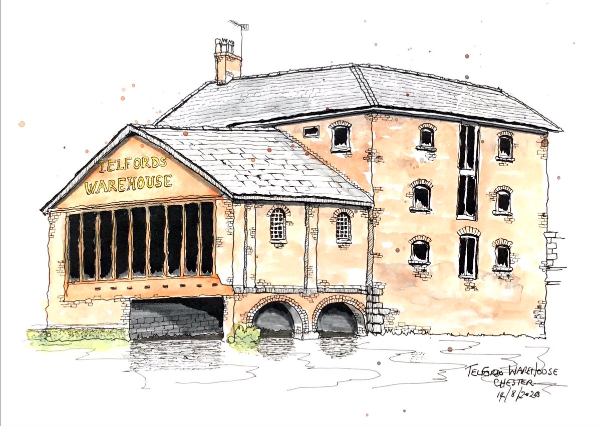 John Mawer (@thruxtonjohn) on Twitter photo A lovely morning spent sketching at the side of the canal. Telford Warehouse, Chester. #chester #cheshire #art #sketch #drawing #artwork #penandwash <a href="/Telfords/">Telfords Warehouse</a> A lovely morning spent sketching at the side of the canal. Telford Warehouse, Chester. #chester #cheshire #art #sketch #drawing #artwork #penandwash <a href="/Telfords/">Telfords Warehouse</a>