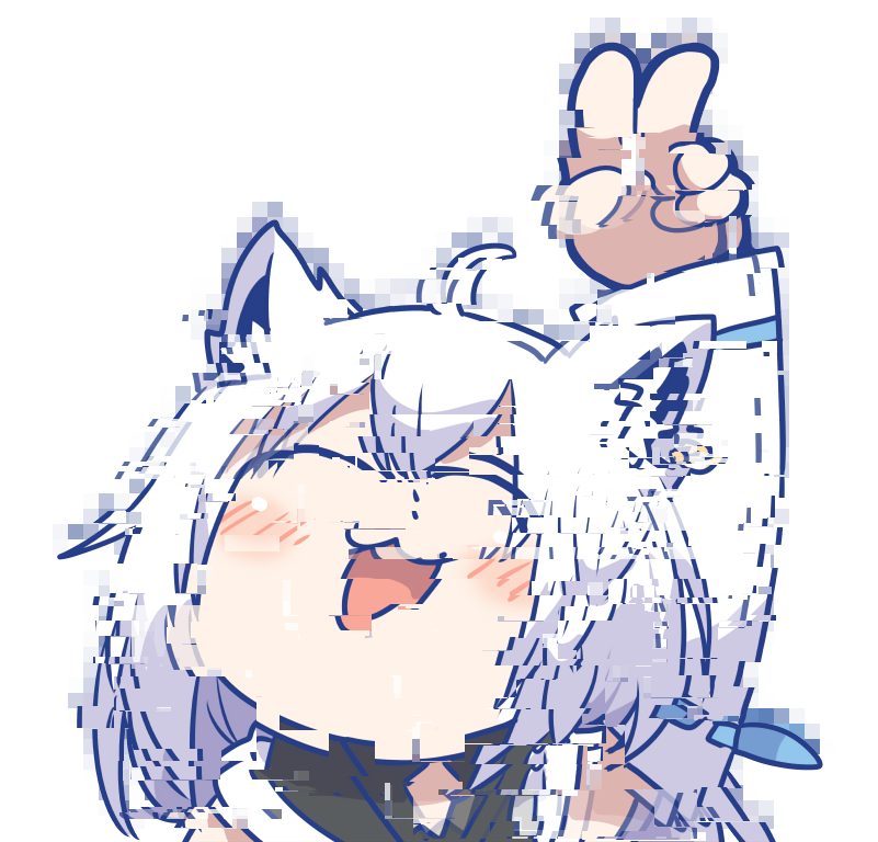 白上フブキ 「外界からの干渉を受けたフブキちゃん🦊🛸

#絵フブキ 」|トモヨヒのイラスト