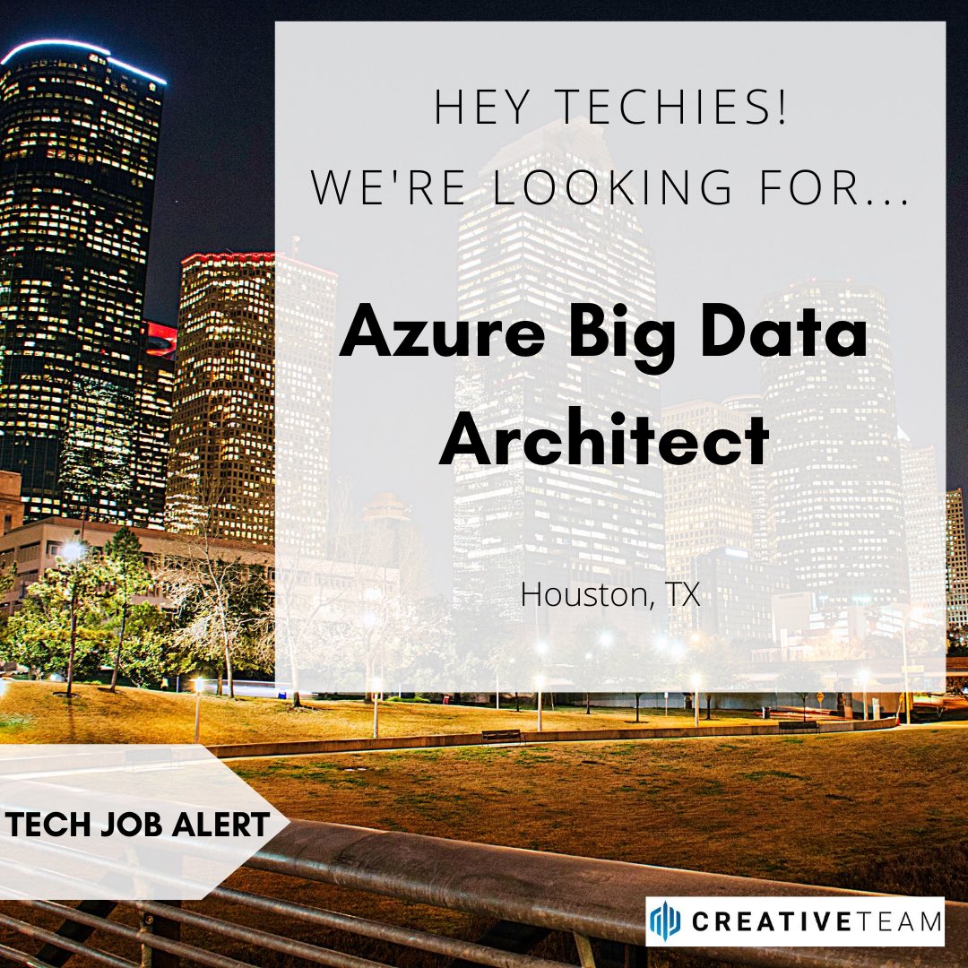 CreativeTeamIO's tweet photo. If you or know a friend who may be interested...
👉🏼 Check out details at https://t.co/1iPSLgYz6X
👉🏼 Tag a friend & Share!
+++
#techjobs #technology #developer #techarchitect #techdeveloper #fullstack #creativecoding #creativeteamio #softwaredeveloper https://t.co/Ownud8fuJA