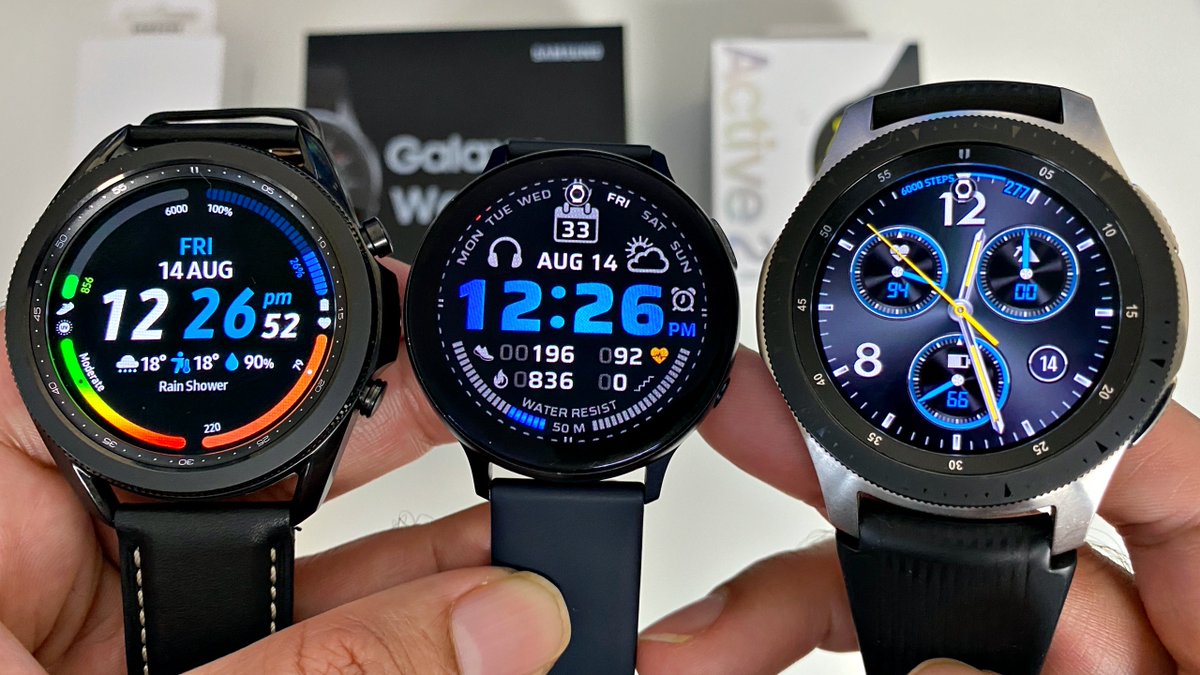 ChigzTechReview's tweet photo. NEW VIDEO:  Galaxy Watch 3 vs Active 2 vs Galaxy Watch - Ultimate Comparison - Which Should You Buy?
▶️ https://t.co/Kg5gUldyvP

---
#SamsungGalaxyWatch3 #GalaxyWatch3  #Galaxywatch3vsActive2 #GalaxyActive2 #SmartwatchComparison https://t.co/4SKnNbWJQC