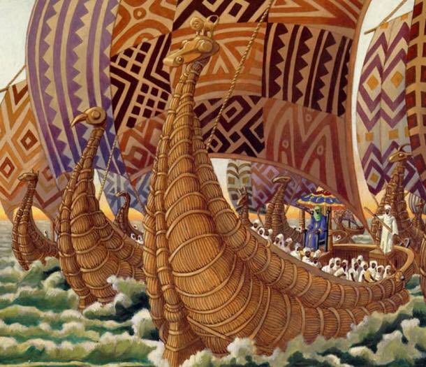 Multiple Muslim historians state that voyages West of Africa were going on in 1311. Mansa Musa specifically talks about his predecessors commissioning a voyage with 200 ships West of Africa and for them to “go out and find something”