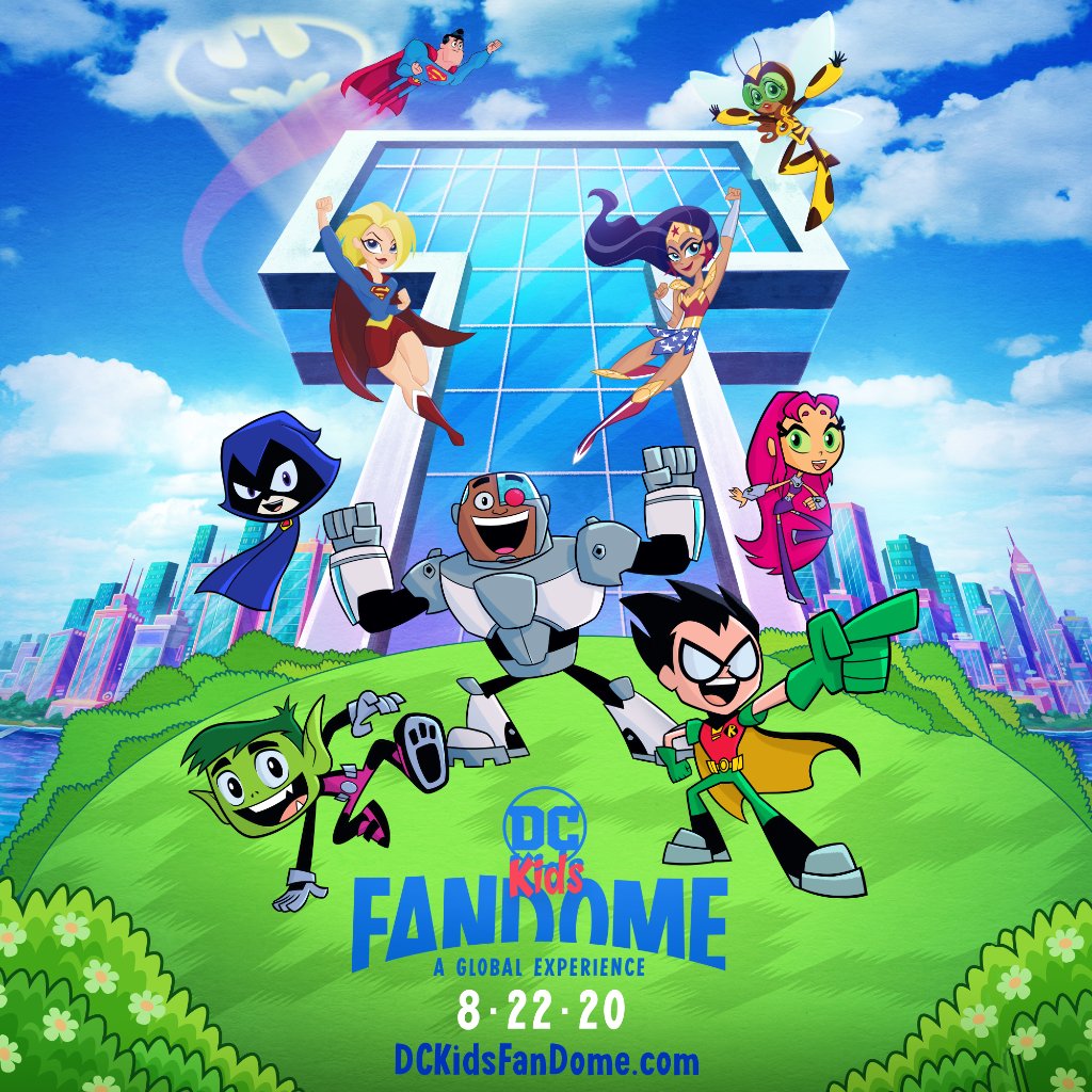 Ready for SUPER FUN with your SUPER KIDS?! 🤩Come hang with the Teen Titans, play games, do fun activities and MORE at #DCFanDome on August 22! A desktop experience that's FREE for all fans for 24-hours only!💥 dccomics.com/blog/2020/08/1…