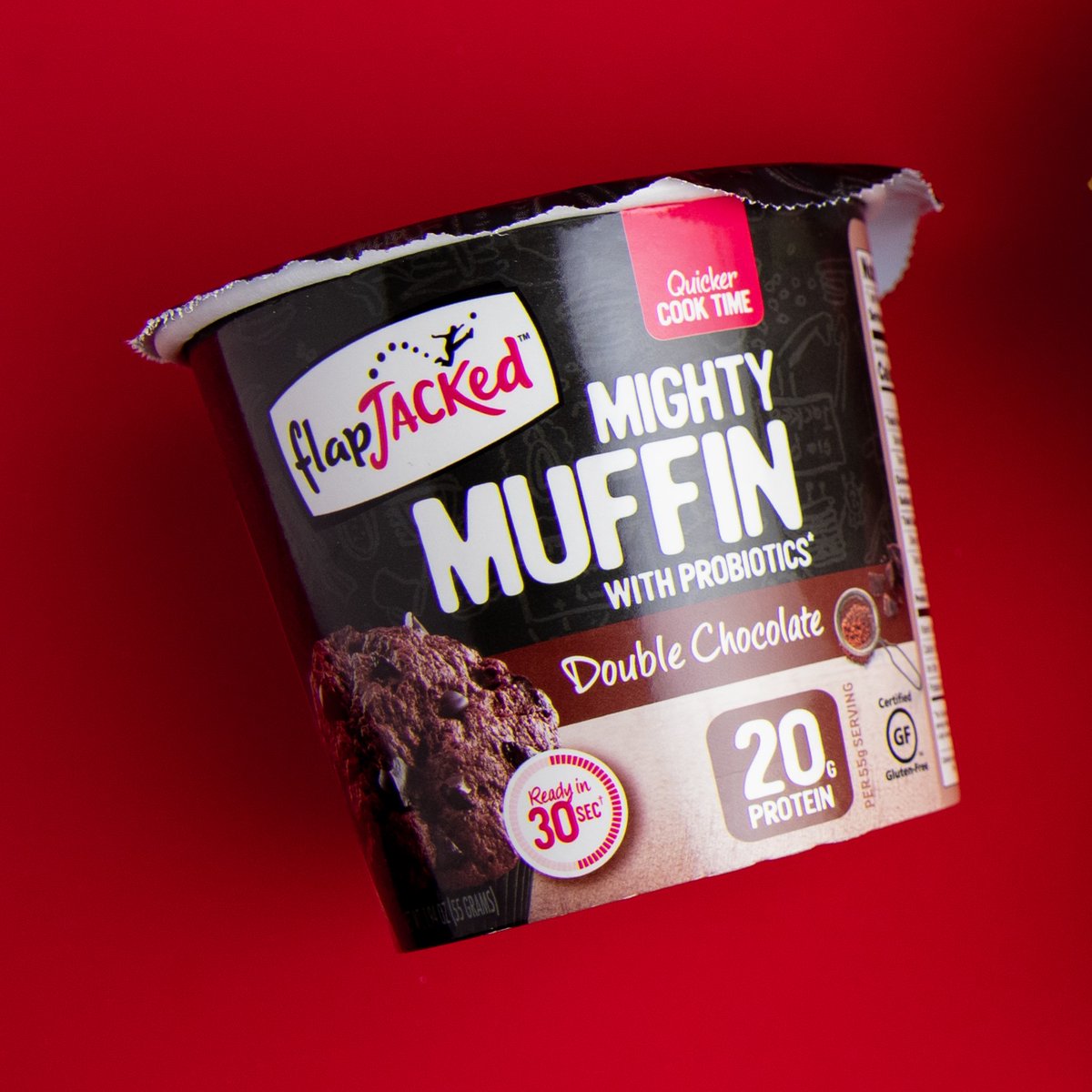 It's Fri-Yay Fro-Yo! ❤️ Just add frozen yogurt -or <a href="/HaloTopCreamery/">Halo Top</a>, a little syrup &amp; berries on a Double Chocolate Mighty Muffin. 

😋 Next time you're at <a href="/Walmart/">Walmart</a> hit up the baking aisle!

#mightymuffin #flapjacked #halotop #dessert #fitfood IG Photo Cred: @shapebynat