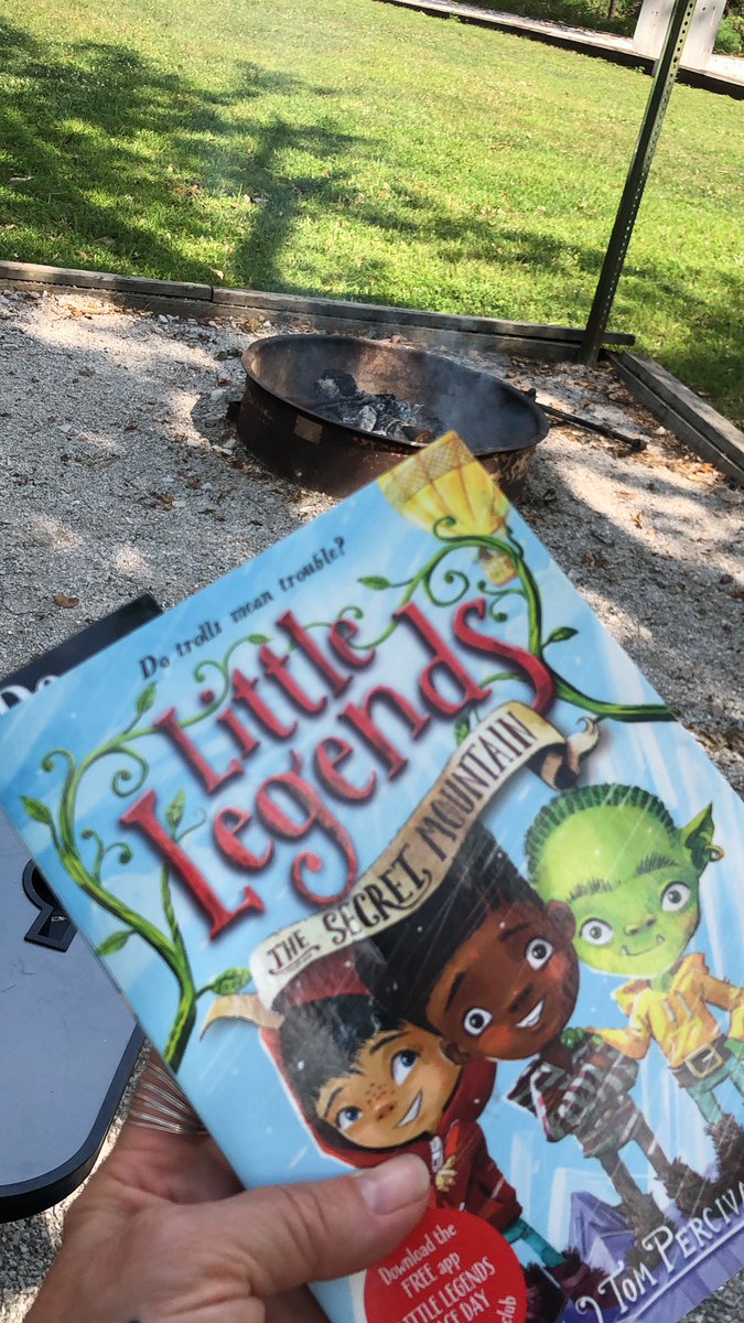 Spending the last weekend before school camping with Little Legends! ❤️this series and how it builds friendships from all walks of characters!!@TomPercivalsays Thank You for the great reads!!!