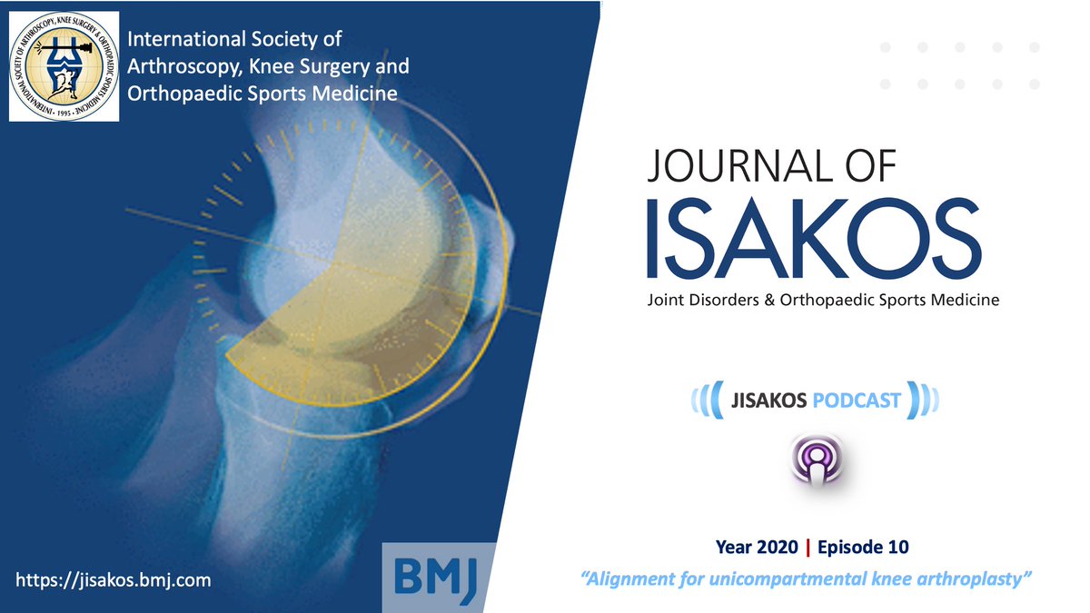 Journal of ISAKOS (@j_isakos) on Twitter photo ▶️ #JISAKOS Podcast 2020 | Episode 10
"Alignment for unicompartmental knee arthroplasty"
ℹ️ In this episode, Dr. Voss (<a href="/Dr_VossA/">Andreas Voss, M.D.</a>) & Dr. Brilakis (<a href="/ManosBR/">Emmanouil Brilakis</a>) introduce the latest issue published.
<a href="/CNiekvanDijk/">C. Niek van Dijk</a> <a href="/knee_specialist/">David Parker</a> <a href="/JoshuaHarrisMD/">Joshua Harris, MD</a>
ow.ly/3I3D50AYdr5 ▶️ #JISAKOS Podcast 2020 | Episode 10
"Alignment for unicompartmental knee arthroplasty"
ℹ️ In this episode, Dr. Voss (<a href="/Dr_VossA/">Andreas Voss, M.D.</a>) & Dr. Brilakis (<a href="/ManosBR/">Emmanouil Brilakis</a>) introduce the latest issue published.
<a href="/CNiekvanDijk/">C. Niek van Dijk</a> <a href="/knee_specialist/">David Parker</a> <a href="/JoshuaHarrisMD/">Joshua Harris, MD</a>
ow.ly/3I3D50AYdr5