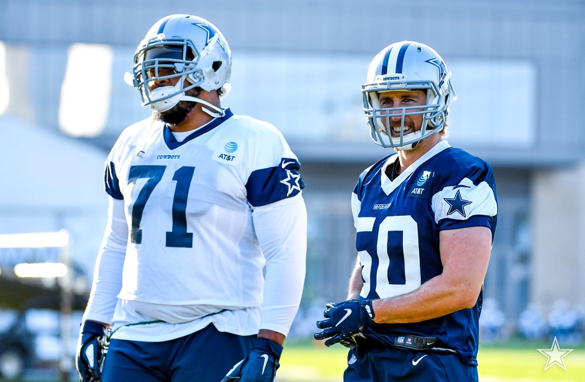 dallascowboys's tweet photo. The boys are BAAACK 🤩 #CowboysCamp https://t.co/F3Kq0trqhq
