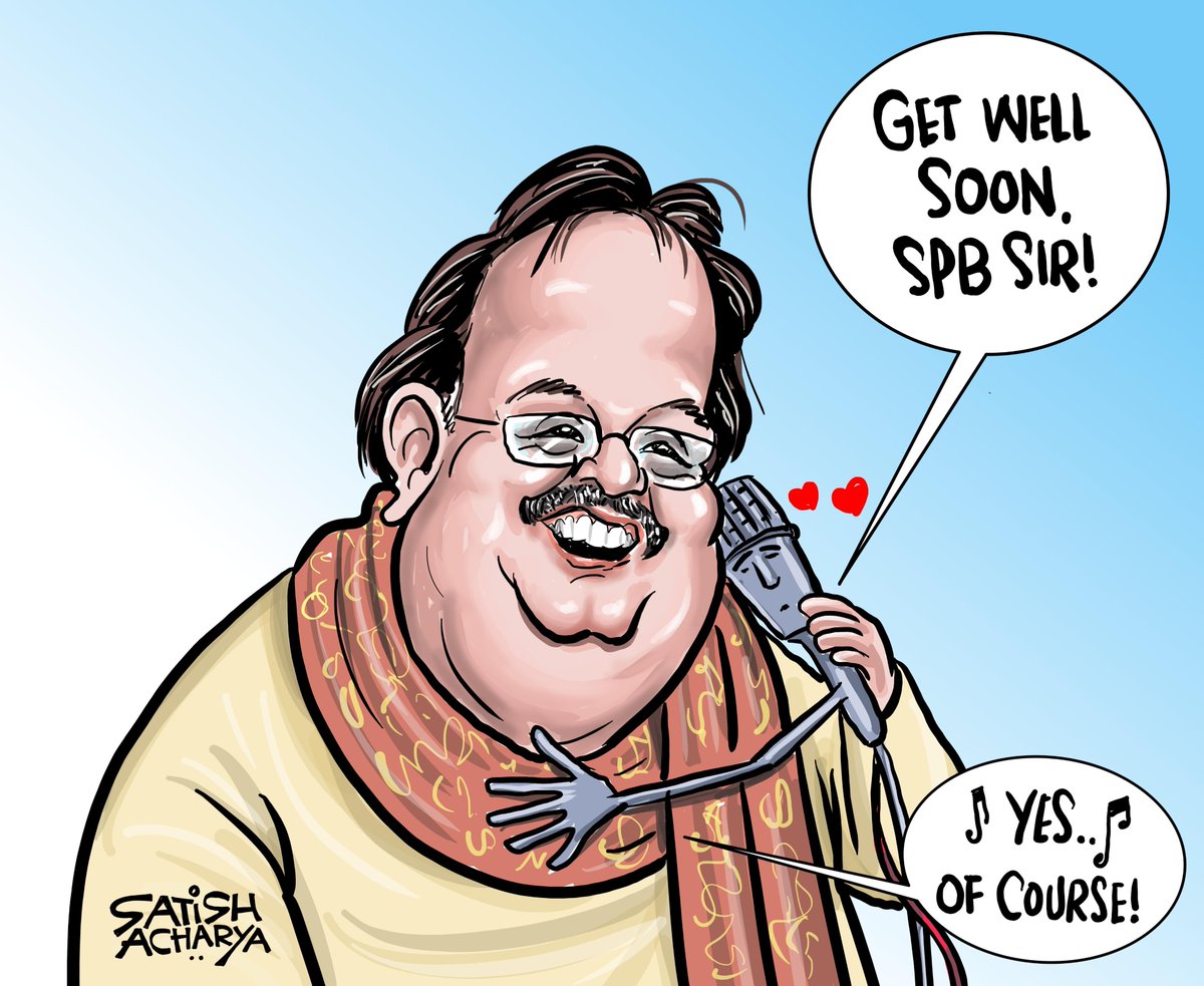 satishacharya's tweet photo. Get well soon, SPB sir! #SPBalasubrahmanyam https://t.co/IZAXuK2qX1
