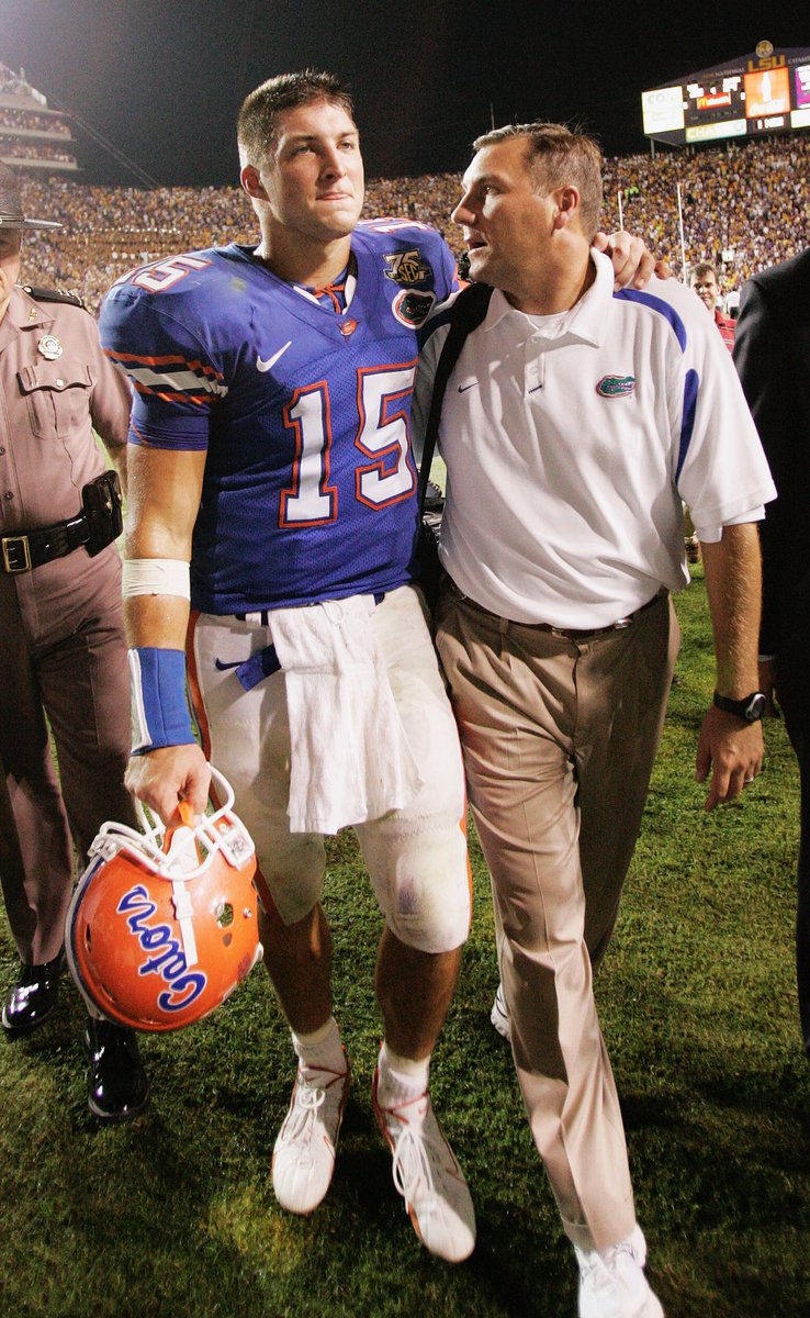 CoachDanMullen's tweet photo. I’m proud to have coached such a tremendous athlete and an even better man. Happy Birthday @TimTebow https://t.co/Q9IGzjdhdA