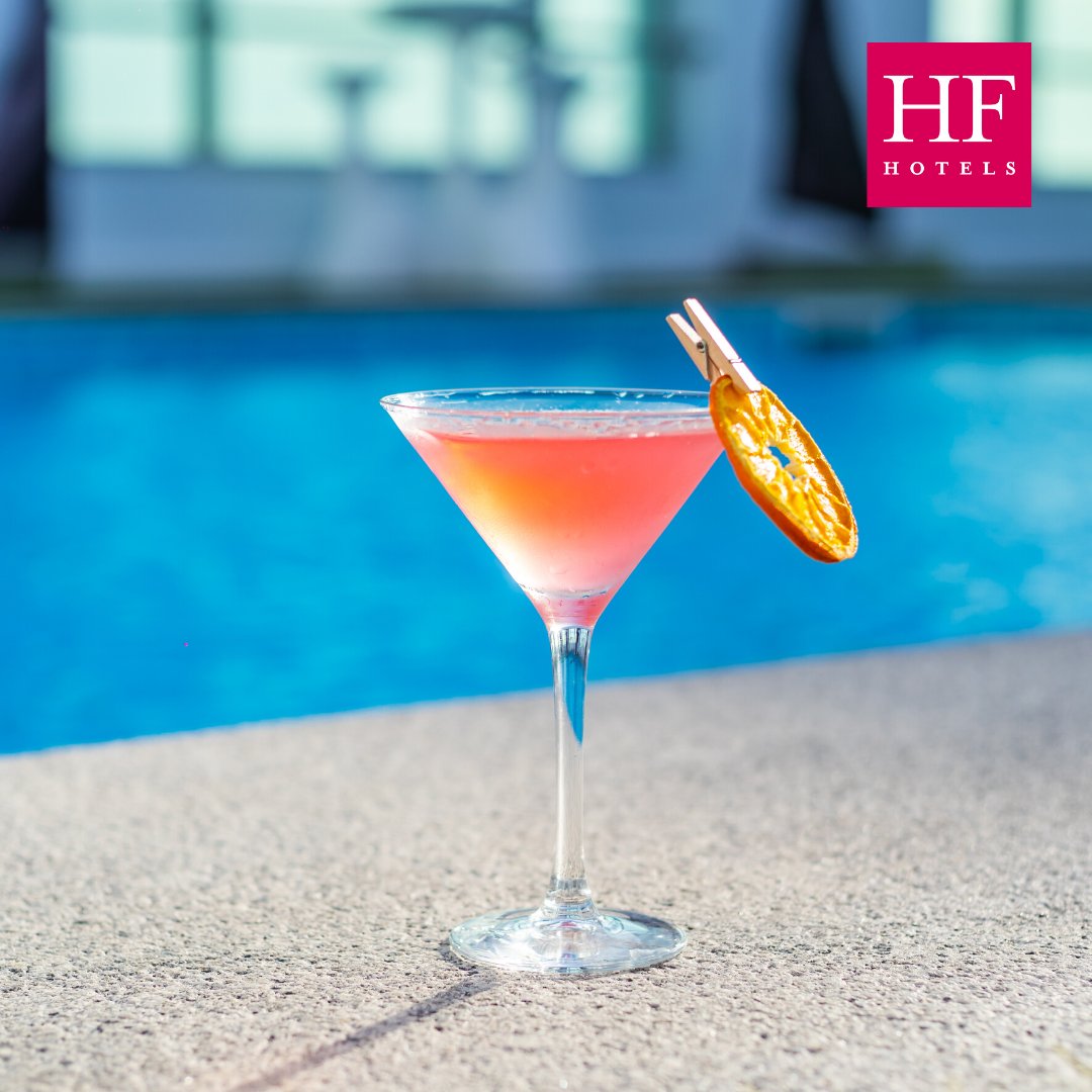 hfhotels's tweet photo. Inspiration for the #weekend, #cocktails by the #pool 🍹 Have a #greatweekend! #cocktail #cosmopolitancocktail #drink #friday #summer #HFIpanemaPark #hotel #VisitPorto https://t.co/lZ8GJC9qfM