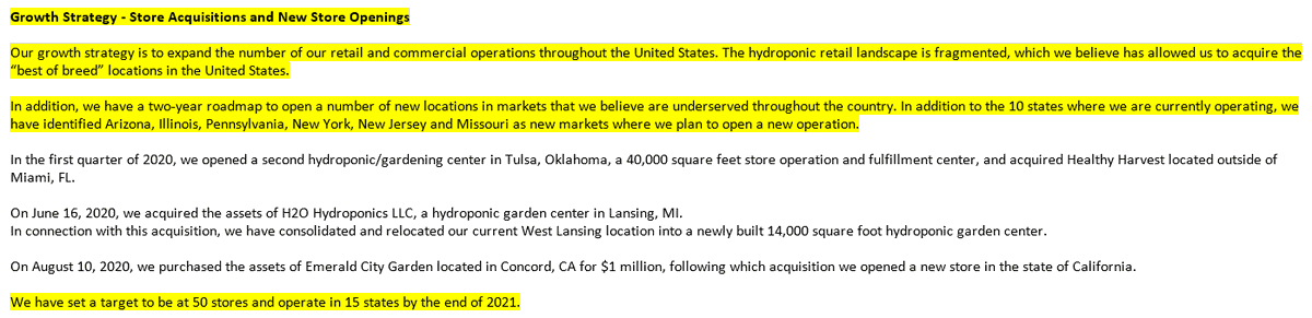 12/  $GRWG Growth strategy