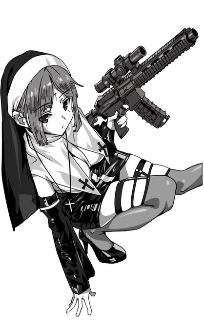 アマゾンで売ってるコスプレ衣装の商品写真、の模写。 