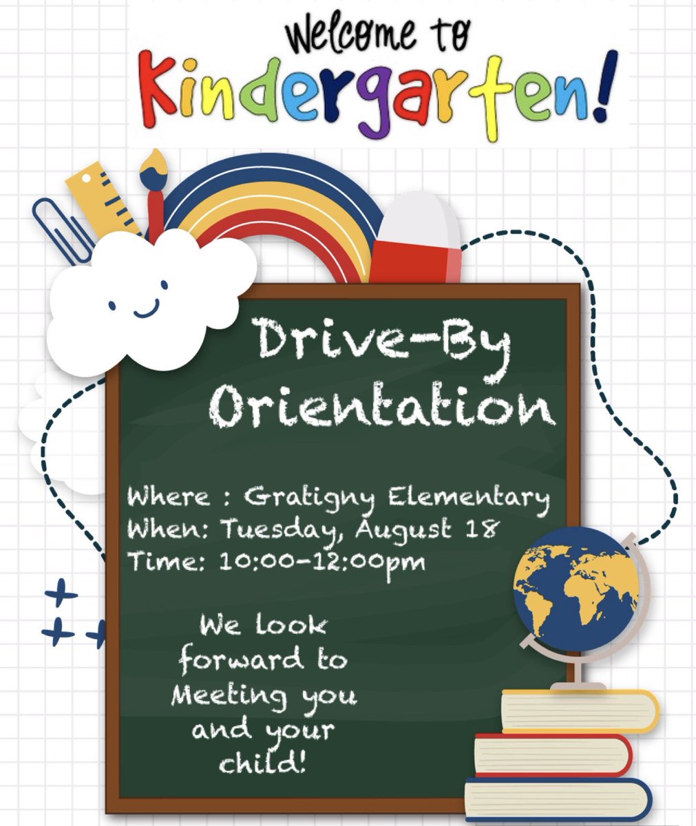 GratignyGators's tweet photo. Join us for our drive-by Kindergarten orientation! We can’t wait to meet you! @MDCPSNorth @MDCPSDAS https://t.co/qm0mBxQDw8