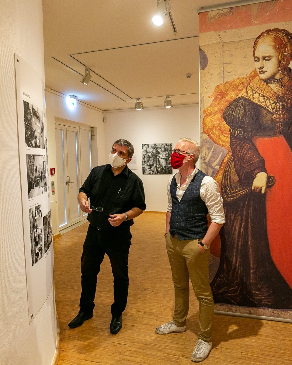 thueringende's tweet photo. Das Panorama Museum Bad Frankenhausen mit seinem 14 Meter hohen u. 123 Meter langen Monumentalgemälde "Frühbürgerliche Revolution in Deutschland" von Werner Tübke (1929-2004) war das letzte Ziel der heutigen #SommerKulturTour2020 von Kulturminister Prof. Dr. @BenjaminHoff https://t.co/53DpMiVlPw