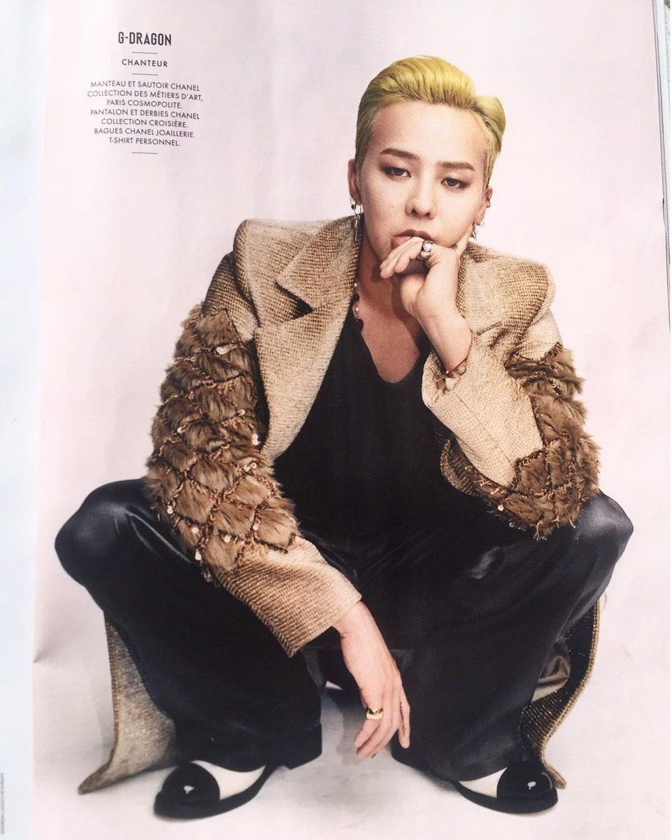 G-Dragon is the first kpop artist to be featured in "Vanity Fair:France" Magazine.
