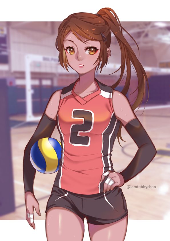 volleyball anime fan art by artbymrbear on DeviantArt