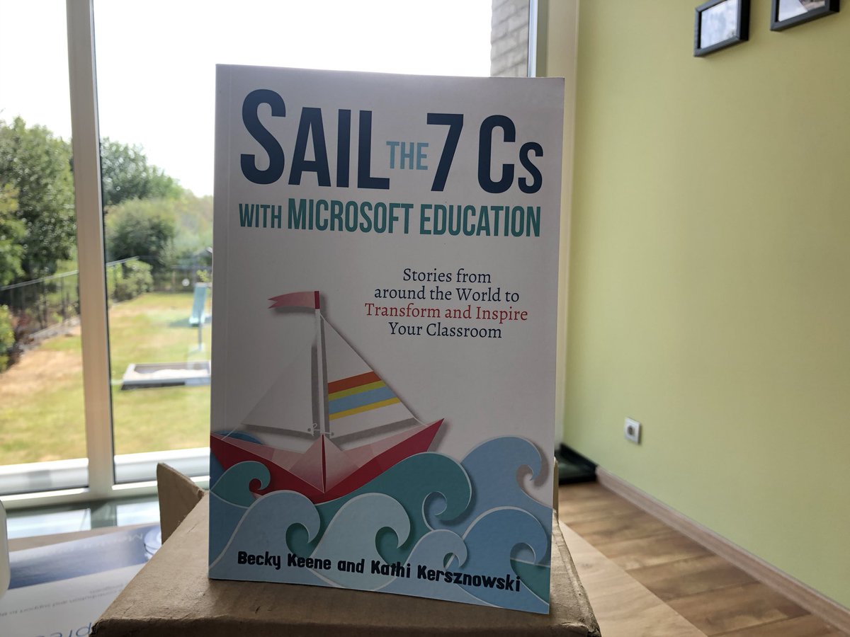 koentimmers's tweet photo. My friends Becky and Kathi’s book arrived! Check out Sail the 7 Cs! Let me add an Eight “C” to that: Congratulations! What would be your C? @kerszi @BeckyKeene https://t.co/oIUTF0GdLp