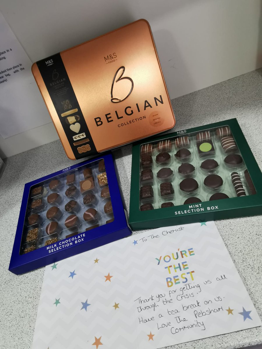 ImaanHealthcare's tweet photo. It's incredible to see the #Bexhill community coming together to support their local #communitypharmacy during these hard times.
The staff at #PebshamPharmacy have been working extremely hard, thank you for these thoughtful gifts. #Pharmacy #Pebsham https://t.co/aSzjZUmRmv