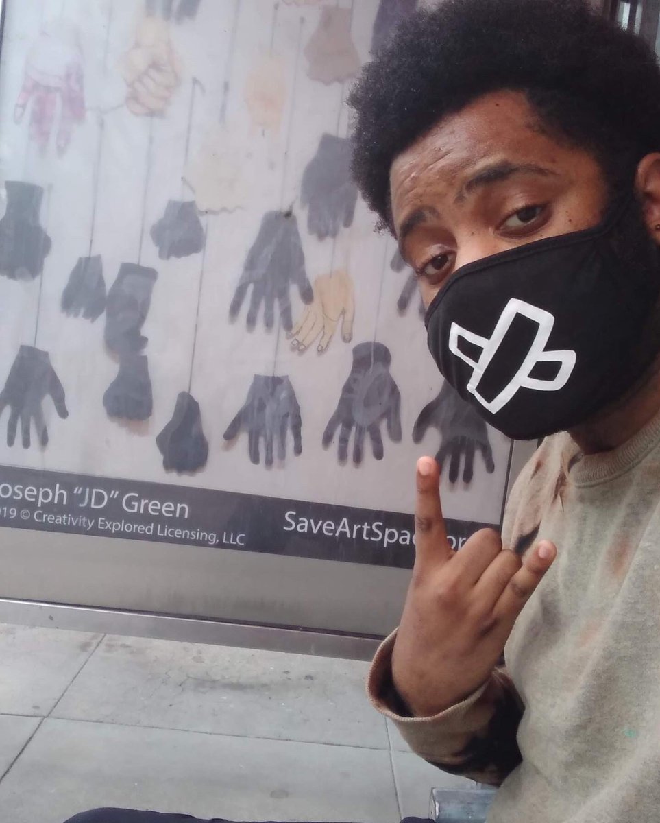JaaiyeDee's tweet photo. Thanks @creativityexplored and @saveartspace for the “Hands” billboard ✊🏿#saveartspace #creativityexplored #bayarea #bayareaartist #SFart #Publicart https://t.co/vrJn2WEHiR