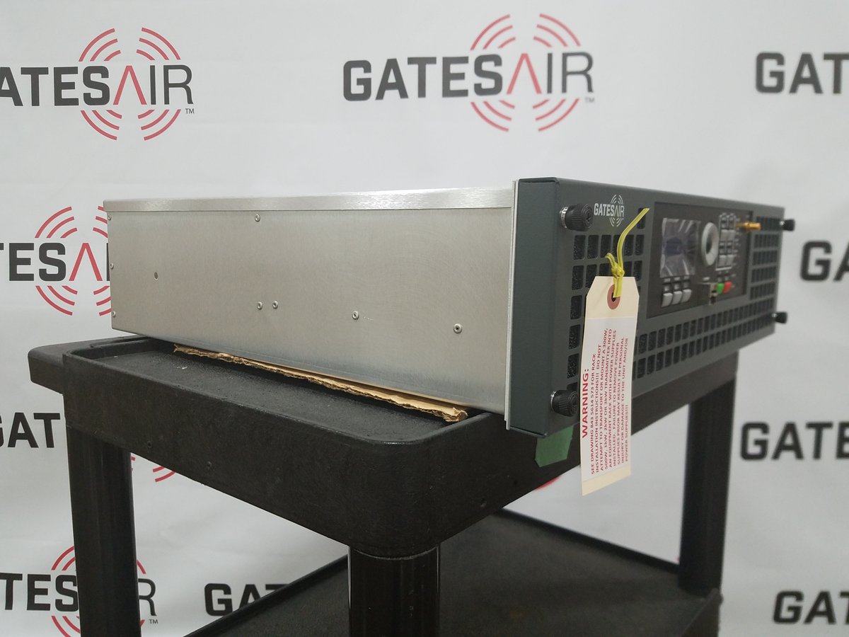 GatesAir's tweet photo. We take pride in our work to ship out products daily like this GatesAir Flexiva #Radio #transmitter manufactured with high quality standards. #YourOrderIsReady #MadeinUSA https://t.co/U6VQKowMWS