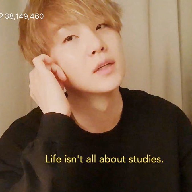 Yoongi’s comforting words - a therapeutic thread