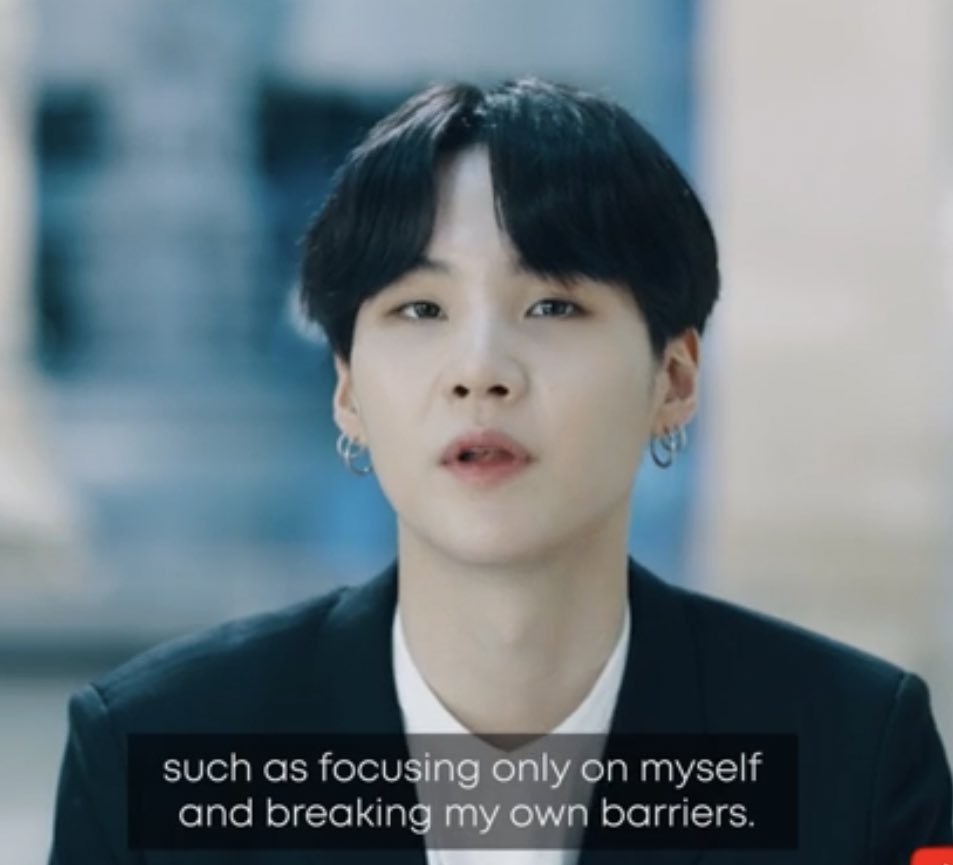 Yoongi’s comforting words - a therapeutic thread