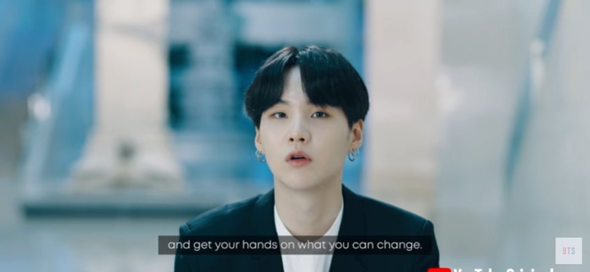 Yoongi’s comforting words - a therapeutic thread