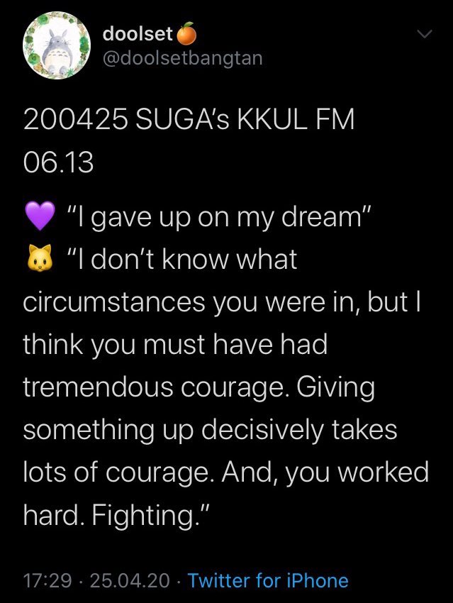 Yoongi’s comforting words - a therapeutic thread