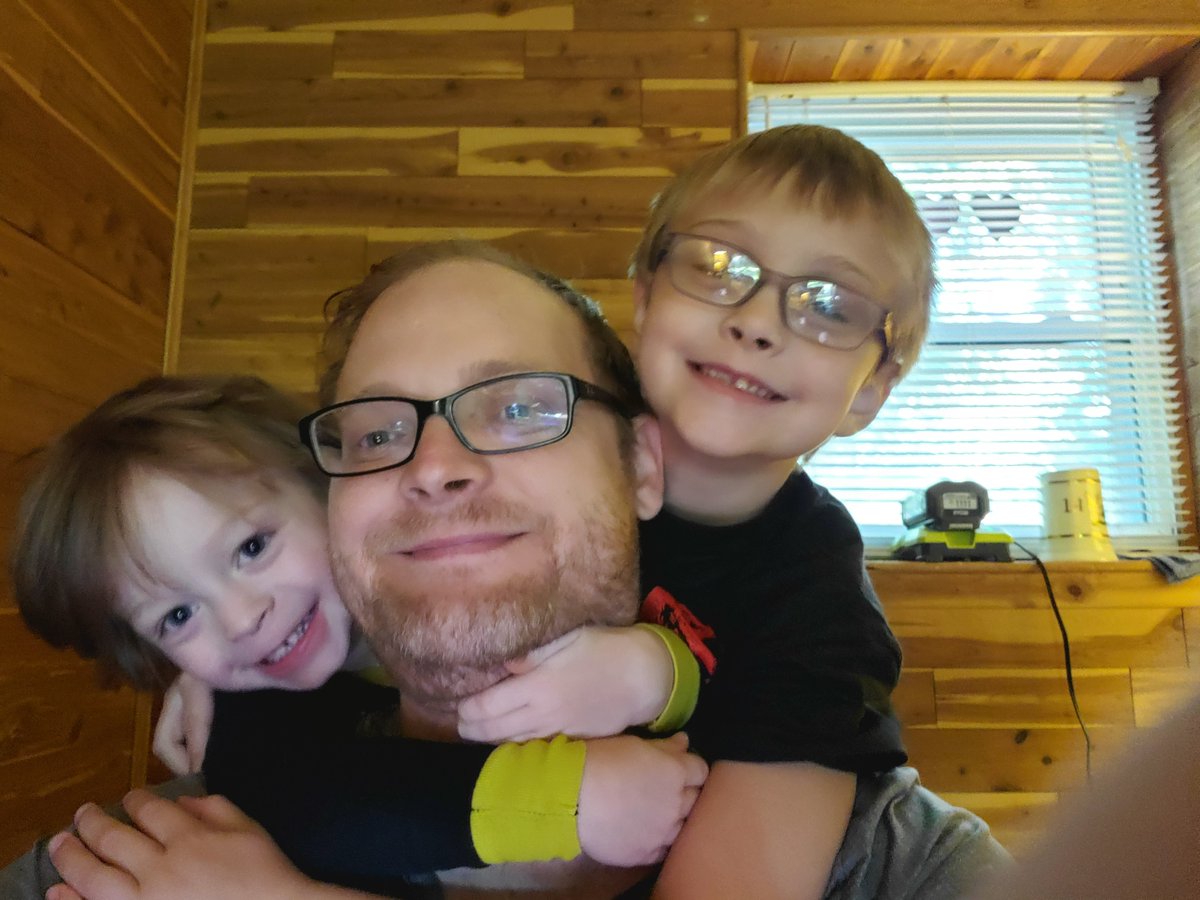 lawrenceks's tweet photo. Darren Haag, Asset and Innovation Manager, is joined by his two bosses for a #CityHomeSelfie from the home office. https://t.co/OiI5xOTuLi