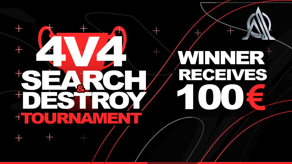 Aluzion 4vs4 SnD Cup 
1st Place: 100€
22 + 23.08.2020 

Alle Spiele Live auf youtube.com/AluzionNation 

Zur Anmeldung: forms.gle/Ro2Yygaq32jx2C…