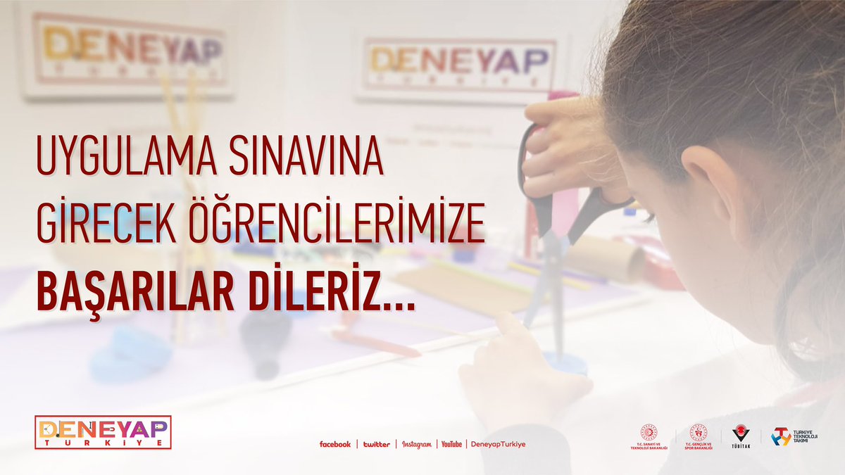 Yüzdük yüzdük kuyruğuna geldik ☺️

Başvurdunuz 💻
Yazılı sınava girdiniz ✏️
Başarılı oldunuz 👏
Uygulama sınavına girmeyi hak ettiniz 💪🏻

15-16 Ağustos tarihinde 2. aşama olan uygulama sınavına katılacak tüm öğrencilerimize başarılar dileriz!

 #DENEYAP
 #UygulamaProjesi