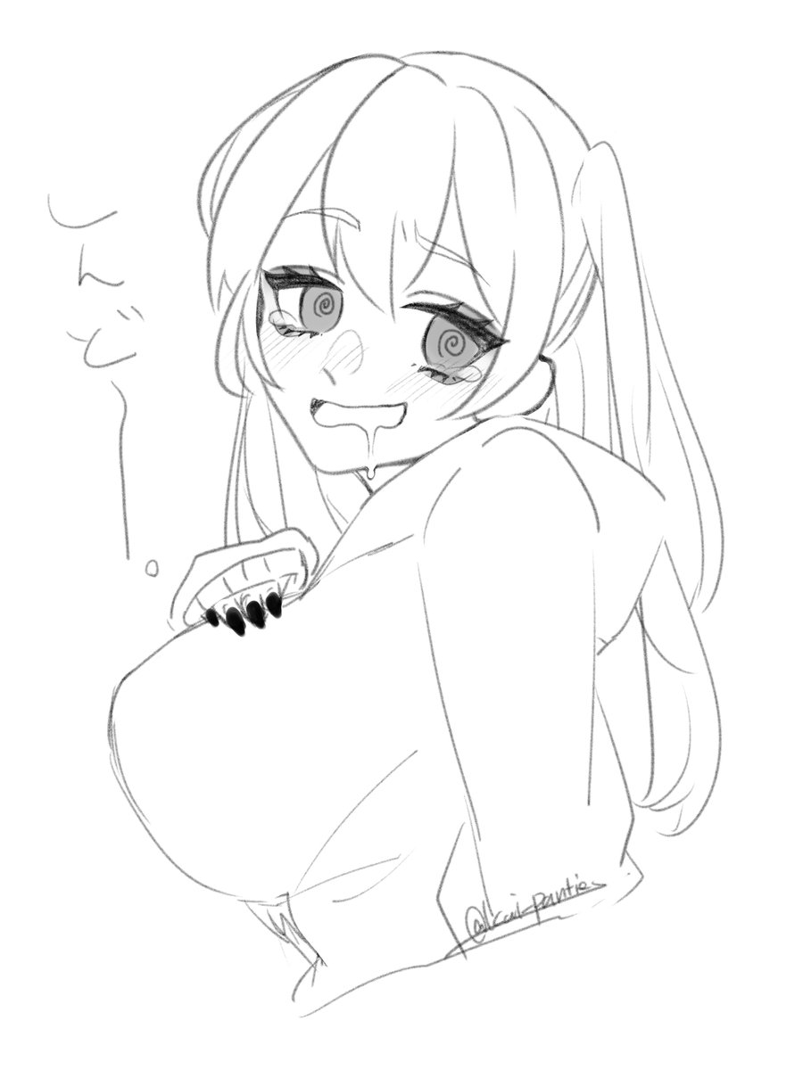 鉛筆ペンでザカザカ落書きすんの楽しくてしんど 