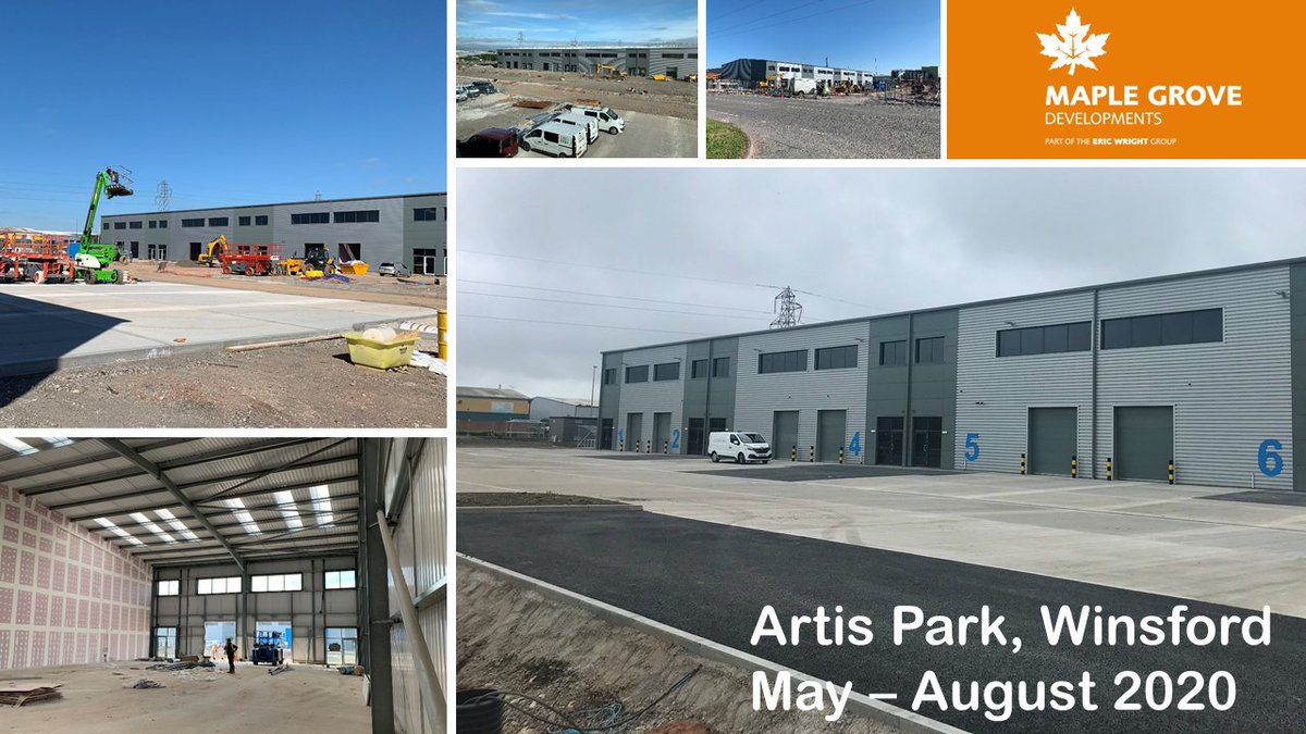 EricWrightGroup's tweet photo. Nearing completion next month, works have been progressing well at Artis Park in Winsford with units soon available to move in. Contact joint agents @legatowen or @GeraldEveLLP for further details.
#artispark #winsford #NearingCompletion #yorvale #maplegrovedevelopments #kier https://t.co/gdsaGbd3WL