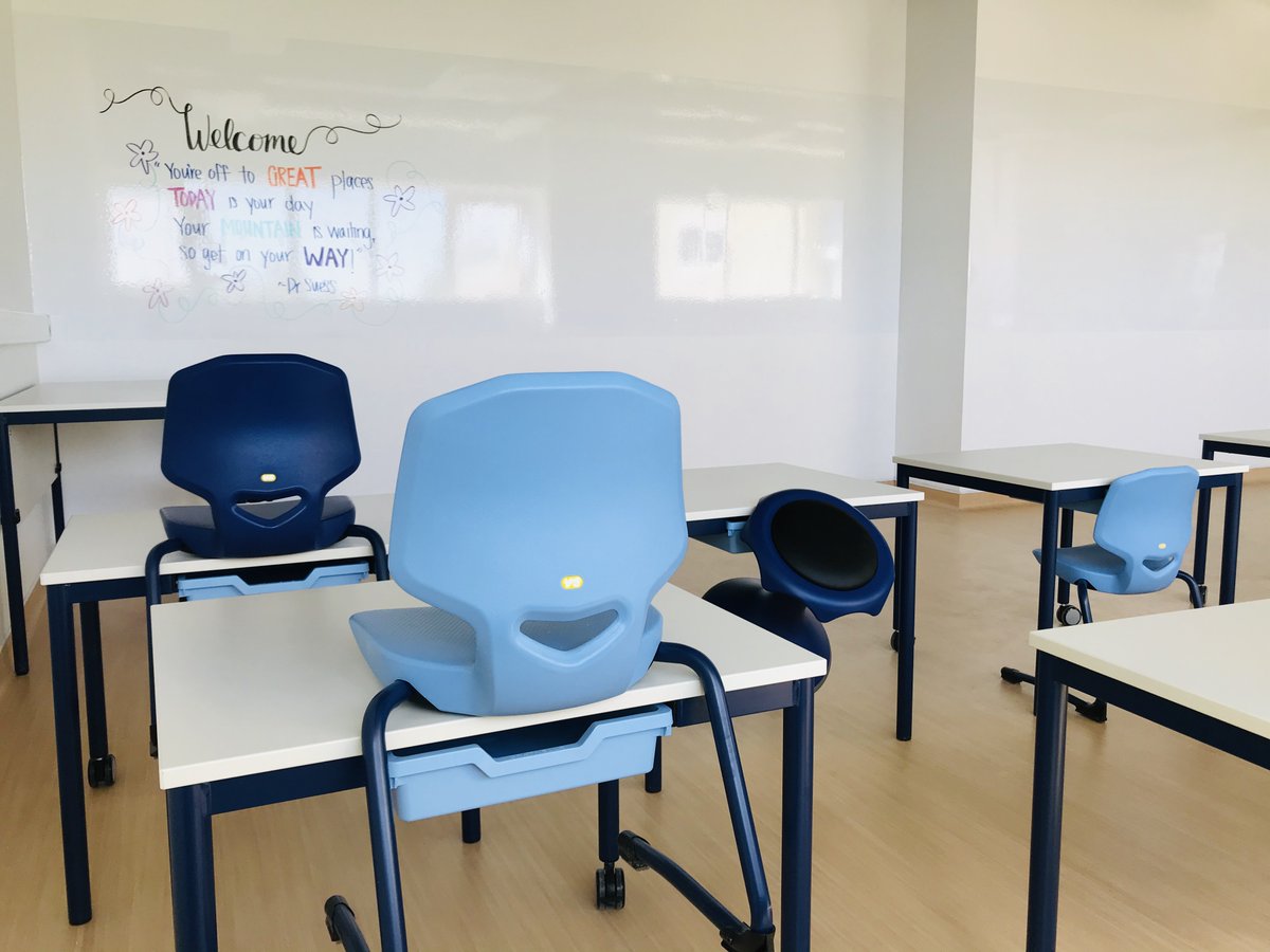 It's nearly time - one month from today (14/09/2020) we will be opening the #UnitedLisbonSchool 🥳 So excited! The classrooms are shaping up with brand new ergonomic furniture from Germany and the teachers have started to arrange thier work space 🙌 #UniquelyULIS #TomorrowMatters