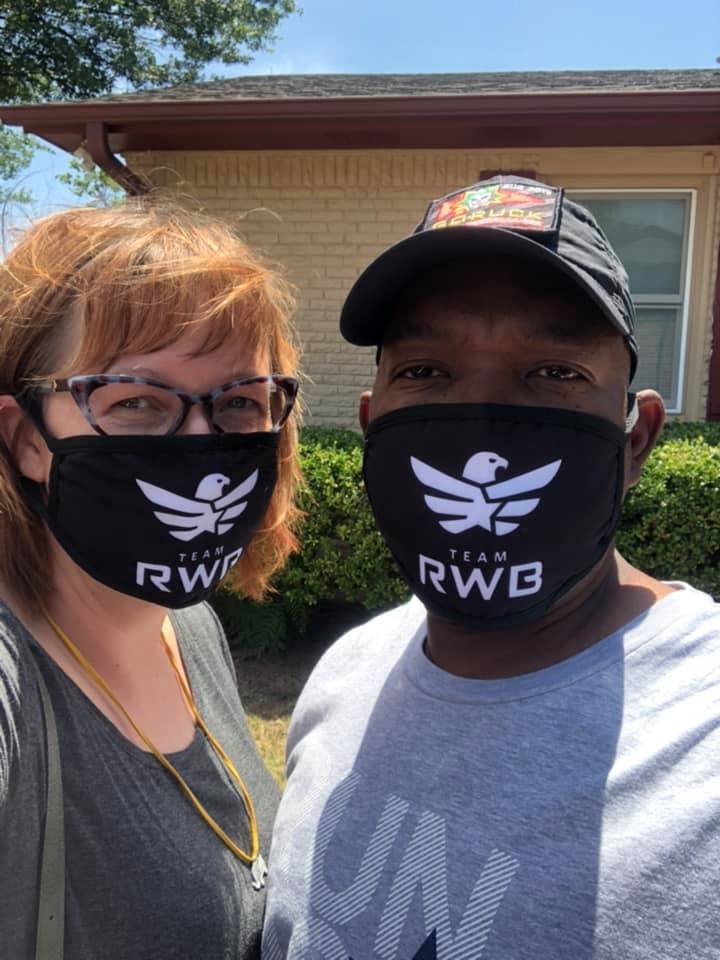 TeamRWB's tweet photo. Due to the #COVID19 pandemic, Americans across the country are wearing masks to slow the spread. Get the only mask that comes with an extra dose of #EagleFire! ���🔥https://t.co/CdVZiaLhxO https://t.co/qDg5DHtU0o