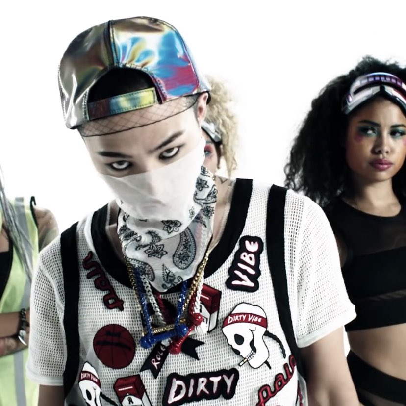 G-Dragon was the first kpop male artist to collaborate with DJ Producers Skrillex and Diplo in 'Dirty Vibe' alongside CL, in 2014. Even though he never promoted in the western world.