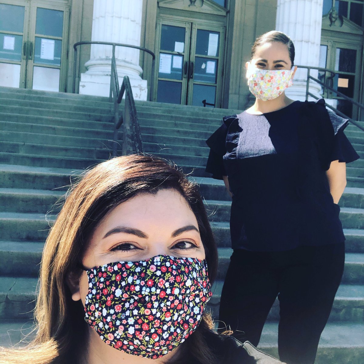 Happy #cityhallselfie Day! Annual tradition with this rockstar. ⭐️
This day is hosted by Emerging Local Government Leaders (#elgl) to help promote local government pride. We were placed in our roles to serve. #bestmaskwearingselfie #localgovlove #teamstockton