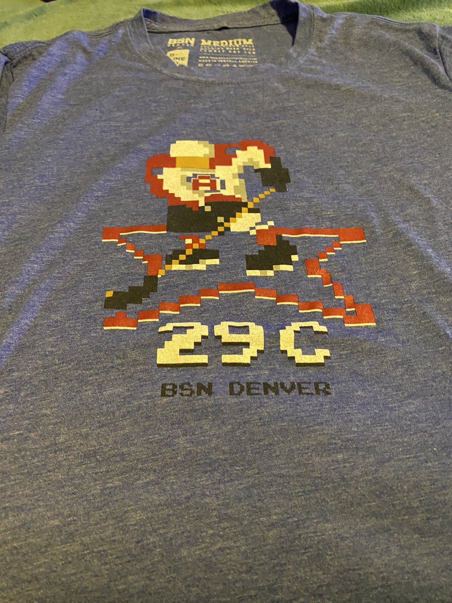 avrilanche's tweet photo. Going with this shirt again and also picking him for #AvsTwitterPsychic #16BitMacKinnon @DNVR_Avalanche @AllieMonroy_ #GoAvsGo https://t.co/zGzmHMNUkJ