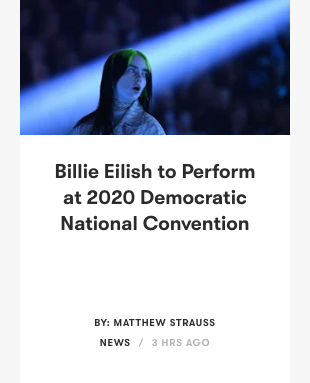 Jesse_Brenneman's tweet photo. PELOSI: Thank you, Billie, for that exciting performance. I don't know if you're a "bad guy" but there is certainly a bad guy in the White House. [hold for applause] And our next speaker has a lot to say about that. Let's give a big digital welcome to Collin Powell. https://t.co/jS4s0qqzDj