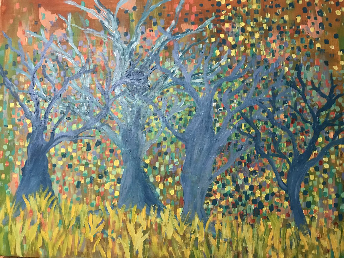 JuliaLaCcat's tweet photo. Landscape 30x4o inches acrylic on canvas by Julia Guzzio #acrylicpainting #contemoraryartist #contemporarypainting #juliaguzzio #abstractlandscape #abstractpainting #contemporarypainter https://t.co/RzqFDg9uJr