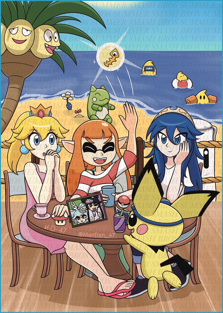 ManDan_47's tweet photo. Here’s my piece for the @SummerSmashZine 
Just chilling on a nice day~

The Zine is now out digitally for sale, check out the other amazing artists who were part of this project~✨ https://t.co/N2UniSMJ3V ✨ https://t.co/Lr2IWhlq82
