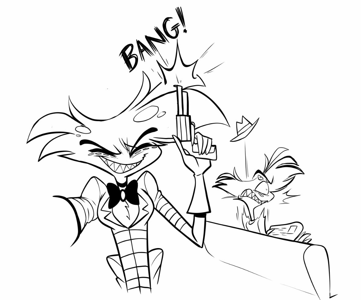 Bringing back old vines,,,, #HazbinHotel #HazbinHotelAngelDust 