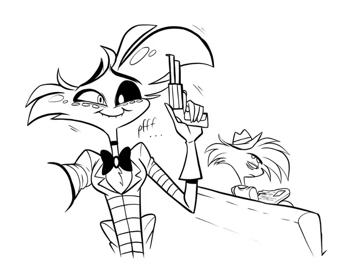 Bringing back old vines,,,, #HazbinHotel #HazbinHotelAngelDust 